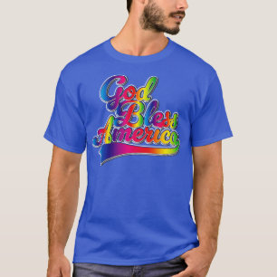 God Bless America Rainbow T-Shirt