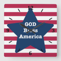 God Bless America Red White And Blue 