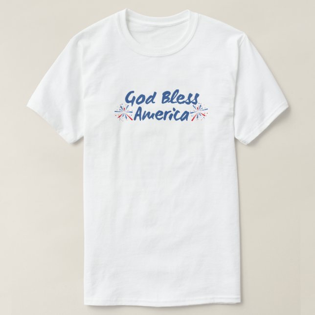 God Bless America Shirt (Design Front)