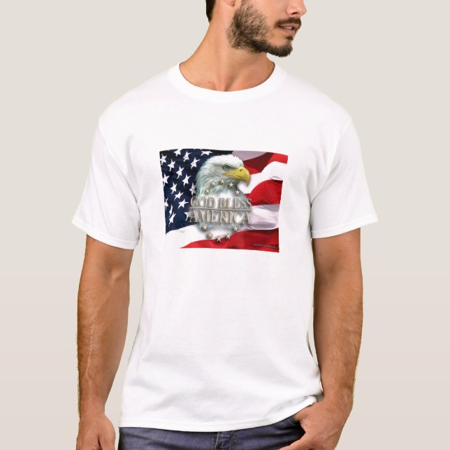 God Bless America T shirt (Front)