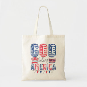 God Bless America Tote Bag