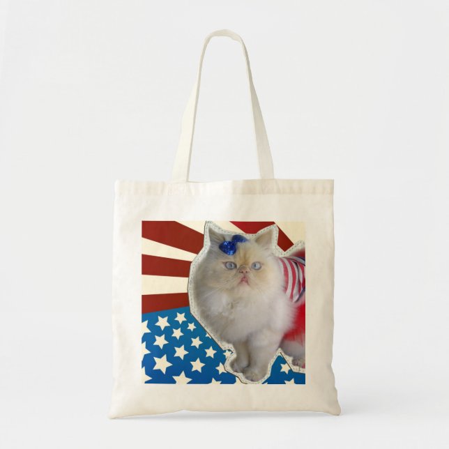 God Bless America tote Bag (Front)