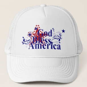 God Bless America Trucker Hat