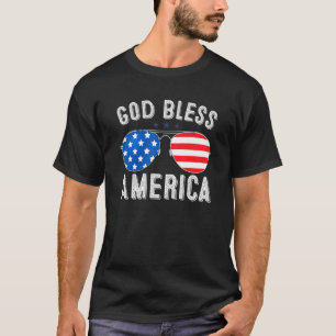 God Bless America Usa Flag 4th Of July Men Women P T-Shirt