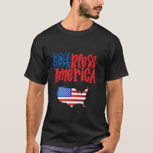 God Bless America USA Flag T-Shirt