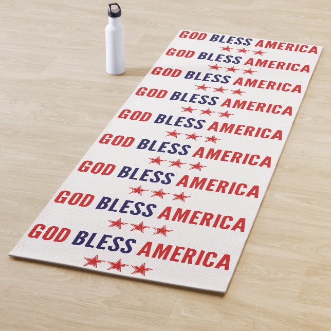 God Bless America Yoga Mat (In Situ)