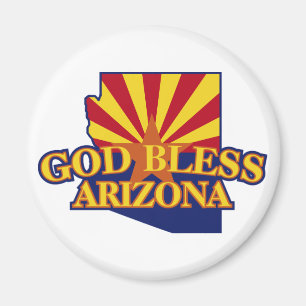 God Bless Arizona Magnet