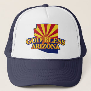 God Bless Arizona Trucker Hat