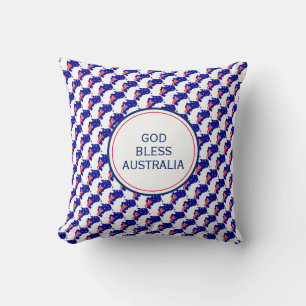 GOD BLESS AUSTRALIA Christian Cushion