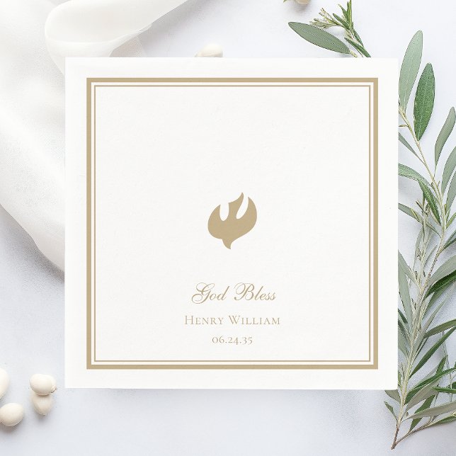 God Bless Boy Confirmation Napkin (Creator Uploaded)