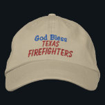 God Bless FIREFIGHTERS Embroidered Hat<br><div class="desc">Show your support ! Edit as you please.</div>