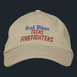 God Bless FIREFIGHTERS Embroidered Hat<br><div class="desc">Show your support ! Edit as you please.</div>