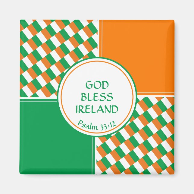 GOD BLESS IRELAND MAGNET (Front)