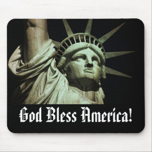 God Bless Liberty Mouse Pad