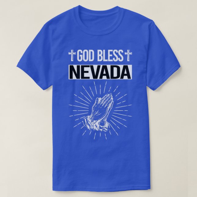 God Bless Nevada  T-Shirt (Design Front)