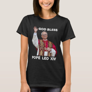 God Bless New Pope Leo Xiv Catholic Church Faith S T-Shirt
