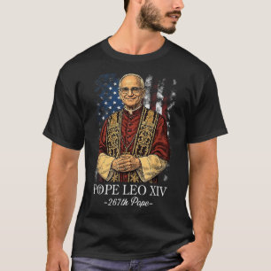 God Bless New Pope Leo Xiv Catholic Church Faith S T-Shirt