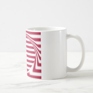 God Bless Our Home: USA Flag Swirl Art Coffee Mug