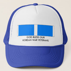 GOD BLESS OUR KOREAN WAR VETERANS TRUCKER HAT