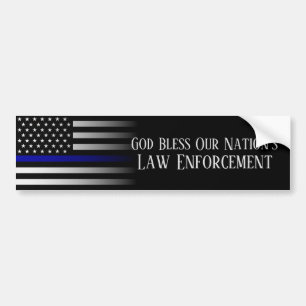 God Bless Our Nation’s Law Enforcement Bumper Sticker
