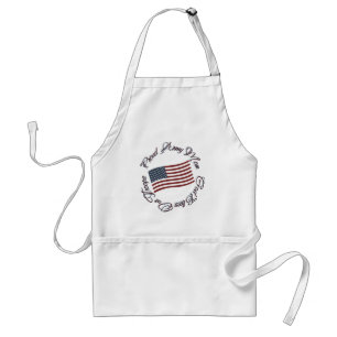God Bless Our Troops, Proud Army Mum Standard Apron