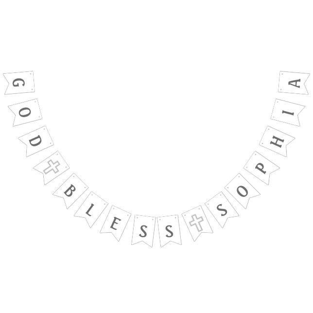 God Bless Personalised Banner (All)