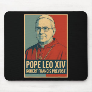 God Bless Pope Leo Xiv 1 Mouse Pad