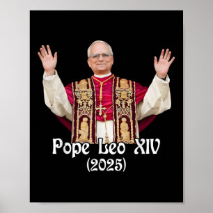 God Bless Pope Leo Xiv 2025 Poster