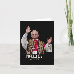 God Bless Pope Leo Xiv 26th Pope Card
