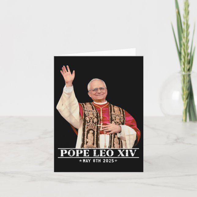 God Bless Pope Leo Xiv _9  Card (Front)