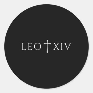 God Bless Pope Leo Xiv Funny Shirt Leo Xiv Classic Round Sticker