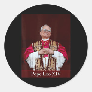 God Bless Pope Leo Xiv Pope Leo Xiv Shirt Pope Leo Classic Round Sticker