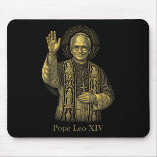 God Bless Pope Leo Xiv Pope Leo Xiv Shirt Pope Leo Mouse Pad