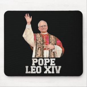 God Bless Pope Leo Xiv Pope Leo Xiv Shirt Pope Leo Mouse Pad