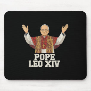 God Bless Pope Leo Xiv Pope Leo Xiv Shirt Pope Leo Mouse Pad