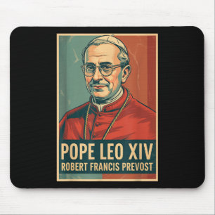 God Bless Pope Leo Xiv Pope Leo Xiv Shirt Pope Leo Mouse Pad