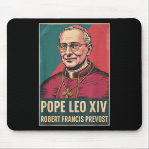 God Bless Pope Leo Xiv Pope Leo Xiv Shirt Pope Leo Mouse Pad