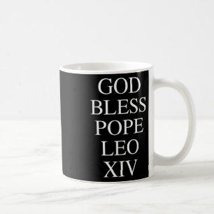 God Bless Pope Leo Xiv Religious Catholic Church C Coffee Mug