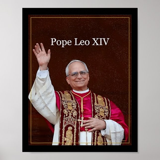 God Bless Pope Leo Xiv Shirt  Poster (Front)