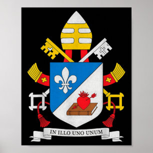 God Bless Pope Leo Xiv Symbol Leone Xiv Poster