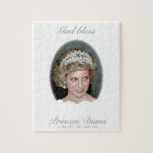 God Bless Princess Diana Jigsaw Puzzle