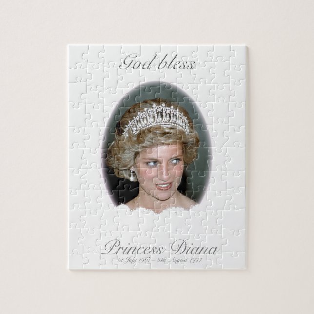 God Bless Princess Diana Jigsaw Puzzle (Vertical)