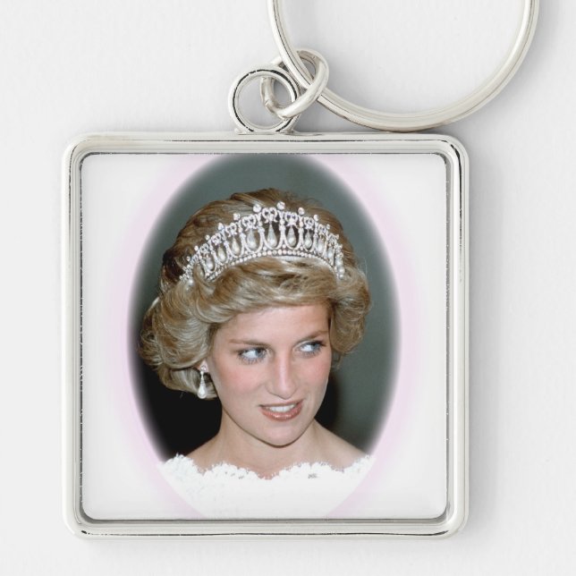 God Bless Princess Diana Key Ring (Front)