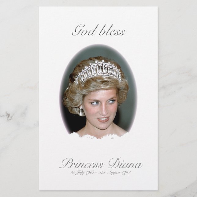 God Bless Princess Diana - Remembrance (Front)