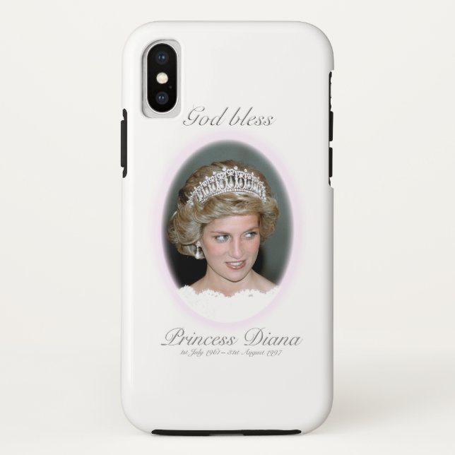 God Bless Princess Diana - Remembrance Case-Mate iPhone Case (Back)