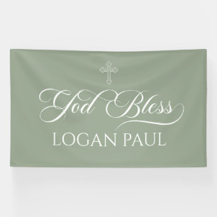 GOD BLESS SAGE banner backdrop 