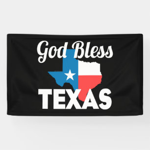 God Bless Texas Banner