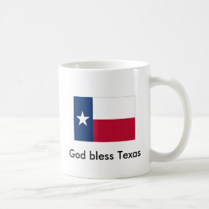 God Bless Texas Coffee Mug