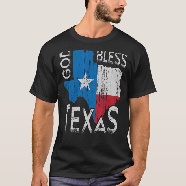 God Bless Texas Ohio 2 T-Shirt (Front)