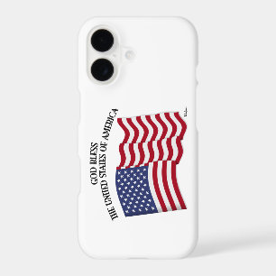 GOD BLESS THE UNITED STATES OF AMERICA USA flag